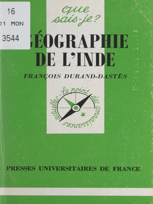 cover image of Géographie de l'Inde